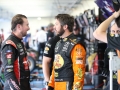 May 26, 2018: Monster Energy NASCAR Cup Series drivers Kurt Busch (41) and Martin Truex Jr. (78) talk after Coca-Cola 600 practice. Concord, NC  Jonathan Huff/CSM