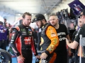 May 26, 2018: Monster Energy NASCAR Cup Series drivers Kurt Busch (41) and Martin Truex Jr. (78) talk after Coca-Cola 600 practice. Concord, NC  Jonathan Huff/CSM
