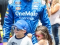 May 26, 2018: NASCAR Xfinity Series driver Elliott Sadler (1) is joined by his family before the start of the Alsco 300. Concord, NC  Jonathan Huff/CSM