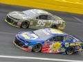 May 27, 2018: Monster Energy NASCAR Cup Series drivers Chase Elliott (9) and Kasey Kahne (95) race for position off of turn four during the Coca-Cola 600 in Concord, NC.  Jonathan Huff/CSM