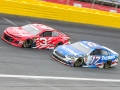 May 27, 2018: Monster Energy NASCAR Cup Series drivers Ricky Stenhouse Jr. (17) and Austin Dillon (3) race for position off of turn four during the Coca-Cola 600 in Concord, NC.  Jonathan Huff/CSM