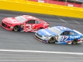 May 27, 2018: Monster Energy NASCAR Cup Series drivers Ricky Stenhouse Jr. (17) and Austin Dillon (3) race for position off of turn four during the Coca-Cola 600 in Concord, NC.  Jonathan Huff/CSM