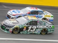 May 27, 2018: Monster Energy NASCAR Cup Series drivers Ty Dillon (13) and Ty Dillon (13) race for position off of turn four during the Coca-Cola 600 in Concord, NC.  Jonathan Huff/CSM