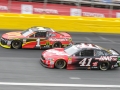 May 27, 2018: Monster Energy NASCAR Cup Series drivers Kurt Busch (41) and Jamie McMurray (1) race for position off of turn four during the Coca-Cola 600 in Concord, NC.  Jonathan Huff/CSM