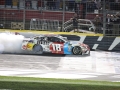 May 27, 2018: Monster Energy NASCAR Cup Series driver Kyle Busch (18) wins the Coca-Cola 600 in Concord, NC.  Jonathan Huff/CSM