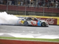 May 27, 2018: Monster Energy NASCAR Cup Series driver Kyle Busch (18) wins the Coca-Cola 600 in Concord, NC.  Jonathan Huff/CSM