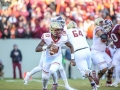 November 3, 2018: Boston College Eagles quarterback Anthony Brown (13) looks for an open receiver during NCAA football action between the Boston College Eagles and the Virginia Tech Hokies at Lane Stadium in Blacksburg, VA. Jonathan Huff/CSM