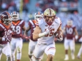 November 3, 2018: Boston College Eagles tight end Korab Idrizi (85) breaks past the Virginia Tech defense to score a touchdown in the third quarter during NCAA football action between the Boston College Eagles and the Virginia Tech Hokies at Lane Stadium in Blacksburg, VA. Jonathan Huff/CSM