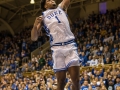 December 28, 2019: Duke Blue Devils center Vernon Carey Jr. (1) dunks after stealing the ball in the first-half of NCAA basketball action between the Brown Bears and the Duke University Blue Devils at Cameron Indoor Stadium Durham, NC. Jonathan Huff/CSM