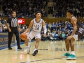 December 28, 2019: Duke Blue Devils guard Jordan Goldwire (14) looks for an opening in the Brown defense during NCAA basketball action between the Brown Bears and the Duke University Blue Devils at Cameron Indoor Stadium Durham, NC. Jonathan Huff/CSM