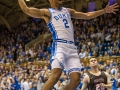 December 28, 2019: Duke Blue Devils guard Cassius Stanley (2) steals the ball for a fast break dunk during NCAA basketball action between the Brown Bears and the Duke University Blue Devils at Cameron Indoor Stadium Durham, NC. Jonathan Huff/CSM