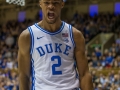 December 28, 2019: Duke Blue Devils guard Cassius Stanley (2) celebrates after a dunk during NCAA basketball action between the Brown Bears and the Duke University Blue Devils at Cameron Indoor Stadium Durham, NC. Jonathan Huff/CSM