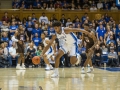 December 28, 2019: Duke Blue Devils center Vernon Carey Jr. (1) steals the ball opening a fast break during NCAA basketball action between the Brown Bears and the Duke University Blue Devils at Cameron Indoor Stadium Durham, NC. Jonathan Huff/CSM