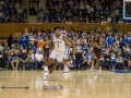 December 28, 2019: Duke Blue Devils center Vernon Carey Jr. (1) steals the ball opening a fast break during NCAA basketball action between the Brown Bears and the Duke University Blue Devils at Cameron Indoor Stadium Durham, NC. Jonathan Huff/CSM