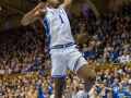December 28, 2019: Duke Blue Devils center Vernon Carey Jr. (1) dunks on a fast break during NCAA basketball action between the Brown Bears and the Duke University Blue Devils at Cameron Indoor Stadium Durham, NC. Jonathan Huff/CSM