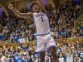 December 28, 2019: Duke Blue Devils center Vernon Carey Jr. (1) dunks on a fast break during NCAA basketball action between the Brown Bears and the Duke University Blue Devils at Cameron Indoor Stadium Durham, NC. Jonathan Huff/CSM