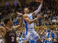 December 28, 2019: Duke Blue Devils guard Jordan Goldwire (14) shoots a layup during NCAA basketball action between the Brown Bears and the Duke University Blue Devils at Cameron Indoor Stadium Durham, NC. Jonathan Huff/CSM