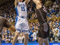 December 28, 2019: Duke Blue Devils guard Alex O'Connell (15) goes up for a jumpshot during NCAA basketball action between the Brown Bears and the Duke University Blue Devils at Cameron Indoor Stadium Durham, NC. Jonathan Huff/CSM