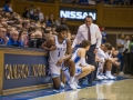 December 28, 2019: Duke Blue Devils center Vernon Carey Jr. (1) waits to go back into the game during NCAA basketball action between the Brown Bears and the Duke University Blue Devils at Cameron Indoor Stadium Durham, NC. Jonathan Huff/CSM