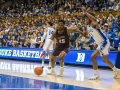 December 28, 2019: Brown Bears forward Tamenang Choh (25) drives into the Duke lane during NCAA basketball action between the Brown Bears and the Duke University Blue Devils at Cameron Indoor Stadium Durham, NC. Jonathan Huff/CSM