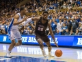 December 28, 2019: Brown Bears forward Tamenang Choh (25) drives into the Duke lane during NCAA basketball action between the Brown Bears and the Duke University Blue Devils at Cameron Indoor Stadium Durham, NC. Jonathan Huff/CSM