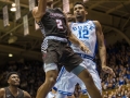 December 28, 2019: Brown Bears guard Brandon Anderson (2) shoots a layup during NCAA basketball action between the Brown Bears and the Duke University Blue Devils at Cameron Indoor Stadium Durham, NC. Jonathan Huff/CSM