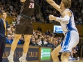December 28, 2019: Brown Bears guard Zach Hunsaker (20) makes a three point shot during NCAA basketball action between the Brown Bears and the Duke University Blue Devils at Cameron Indoor Stadium Durham, NC. Jonathan Huff/CSM