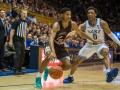 December 28, 2019: Brown Bears guard Brandon Anderson (2) works to get past the Duke defense NCAA basketball action between the Brown Bears and the Duke University Blue Devils at Cameron Indoor Stadium Durham, NC. Jonathan Huff/CSM