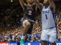 December 28, 2019: Brown Bears guard Brandon Anderson (2) goes up for a hard layup during NCAA basketball action between the Brown Bears and the Duke University Blue Devils at Cameron Indoor Stadium Durham, NC. Jonathan Huff/CSM