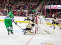 December 23, 2018: Carolina Hurricanes center Sebastian Aho (20) takes shot on net during the NHL game between the Boston Bruins and the Carolina Hurricanes at PNC Arena in Raleigh, NC. Jonathan Huff/CSM