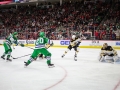 December 23, 2018: Carolina Hurricanes left wing Teuvo Teravainen (86) shoots and scores in the third period during the NHL game between the Boston Bruins and the Carolina Hurricanes at PNC Arena in Raleigh, NC. Jonathan Huff/CSM