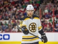 December 23, 2018: Boston Bruins right wing David Pastrnak (88) waits for the puck to drop during the NHL game between the Boston Bruins and the Carolina Hurricanes at PNC Arena in Raleigh, NC. Jonathan Huff/CSM