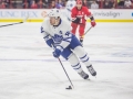December 11, 2018: Toronto Maple Leafs defenseman Morgan Rielly (44) looks for an opening during the NHL game between the Toronto Maple Leafs and the Carolina Hurricanes at PNC Arena in Raleigh, NC. Jonathan Huff/CSM