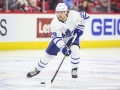 December 11, 2018: Toronto Maple Leafs right wing William Nylander (29) brings the puck up the ice during the NHL game between the Toronto Maple Leafs and the Carolina Hurricanes at PNC Arena in Raleigh, NC. Jonathan Huff/CSM