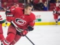 December 11, 2018: Carolina Hurricanes left wing Micheal Ferland (79) skates around before the NHL game between the Toronto Maple Leafs and the Carolina Hurricanes at PNC Arena in Raleigh, NC. Jonathan Huff/CSM