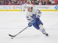 December 11, 2018: Toronto Maple Leafs right wing Kasperi Kapanen (24) looks for an opening during the NHL game between the Toronto Maple Leafs and the Carolina Hurricanes at PNC Arena in Raleigh, NC. Jonathan Huff/CSM