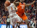 January 4, 2020: Virginia Tech Hokies guard Wabissa Bede (3) shoots a layup during NCAA basketball action between the Clemson Tigers and the Virginia Tech Hokies at Cassell Coliseum Blacksburg, VA. Jonathan Huff/CSM