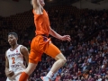 January 4, 2020: Clemson Tigers forward Hunter Tyson (5) dunks the ball on a fast break during NCAA basketball action between the Clemson Tigers and the Virginia Tech Hokies at Cassell Coliseum Blacksburg, VA. Jonathan Huff/CSM
