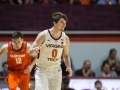 January 4, 2020: Virginia Tech Hokies guard Hunter Cattoor (0) celebrates making a three-point shot during NCAA basketball action between the Clemson Tigers and the Virginia Tech Hokies at Cassell Coliseum Blacksburg, VA. Jonathan Huff/CSM
