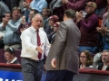 January 4, 2020: Virginia Tech Hokies head coach Mike Young and Clemson Tigers head coach Brad Brownell shake hands after NCAA basketball action between the Clemson Tigers and the Virginia Tech Hokies at Cassell Coliseum Blacksburg, VA. Jonathan Huff/CSM