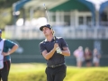 May 7, 2018: Kelly Kraft watches his first shot from the tee box on the 18th hole during the third round of A Military Tribute at The Greenbrier in White Sulphur Springs, WV. Jonathan Huff/CSM