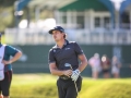 May 7, 2018: Kelly Kraft watches his first shot from the tee box on the 18th hole during the third round of A Military Tribute at The Greenbrier in White Sulphur Springs, WV. Jonathan Huff/CSM