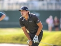 May 7, 2018: Kelly Kraft reacts to his first shot from the tee box on the 18th hole during the third round of A Military Tribute at The Greenbrier in White Sulphur Springs, WV. Jonathan Huff/CSM
