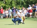 May 8, 2018: Kevin Na prepares for a par putt on the 12th green. Kevin Na wins the A Military Tribute at The Greenbrier finishing 19 under par in White Sulphur Springs, WV. Jonathan Huff/CSM