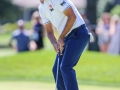 May 8, 2018: Kevin Na putts for birdie on the 10th green. Kevin Na wins the A Military Tribute at The Greenbrier finishing 19 under par in White Sulphur Springs, WV. Jonathan Huff/CSM