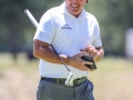 May 8, 2018: Phil Mickelson checks his notes before putting on the 15th green during the final round of A Military Tribute at The Greenbrier in White Sulphur Springs, WV. Jonathan Huff/CSM