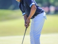 May 8, 2018: Harold Varner III putts on the 10th green during the final round of A Military Tribute at The Greenbrier in White Sulphur Springs, WV. Jonathan Huff/CSM