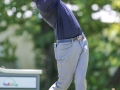 May 8, 2018: Lanto Griffin drives his ball from the 16th tee box during the final round of A Military Tribute at The Greenbrier in White Sulphur Springs, WV. Jonathan Huff/CSM