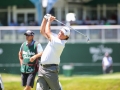 May 8, 2018: Phil Mickelson watches his first shot from the 18th tee box during the final round of A Military Tribute at The Greenbrier in White Sulphur Springs, WV. Jonathan Huff/CSM