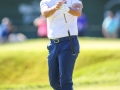 May 8, 2018: Kevin Na watchs his first shot from the tee box on the 18th hole. Kevin Na wins the A Military Tribute at The Greenbrier finishing 19 under par in White Sulphur Springs, WV. Jonathan Huff/CSM